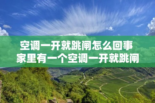 空调一开就跳闸怎么回事 家里有一个空调一开就跳闸怎么回事