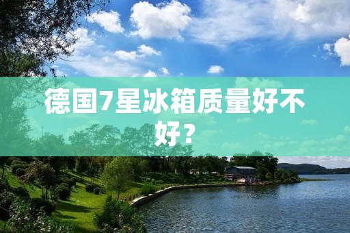 德国7星冰箱质量好不好? 德国7星冰箱质量好不好?
