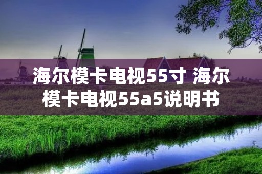 海尔模卡电视55寸 海尔模卡电视55a5说明书