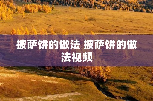 披萨饼的做法 披萨饼的做法视频