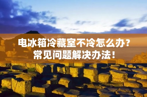 电冰箱冷藏室不冷怎么办？常见问题解决办法！
