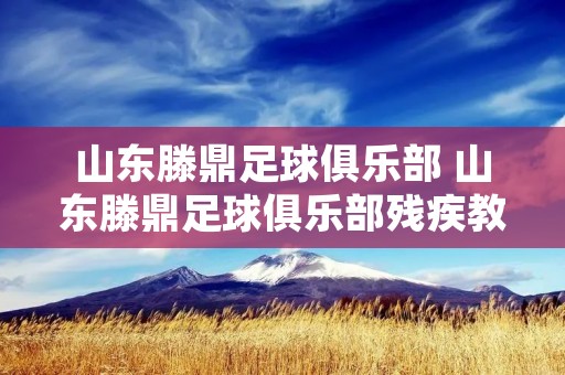 山东滕鼎足球俱乐部 山东滕鼎足球俱乐部残疾教练是谁