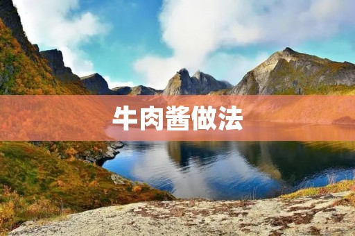 牛肉酱做法：让你在家也能吃到美味的牛肉酱