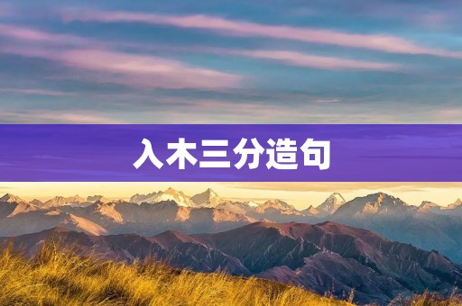 入木三分造句:细腻描绘,深入剖析