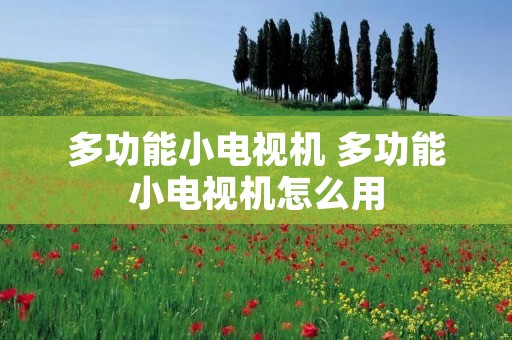 多功能小电视机 多功能小电视机怎么用 多功能小电视机 多功能小电视机怎么用