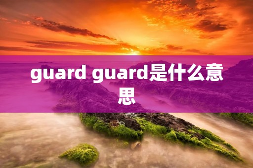 guard guard是什么意思