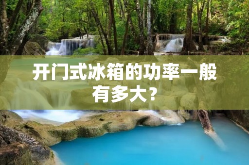 开门式冰箱的功率一般有多大？