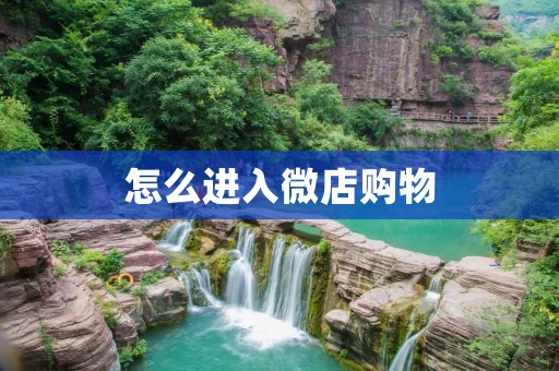 怎么进入微店购物:详细指南