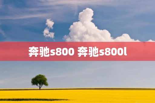 奔驰s800 奔驰s800l
