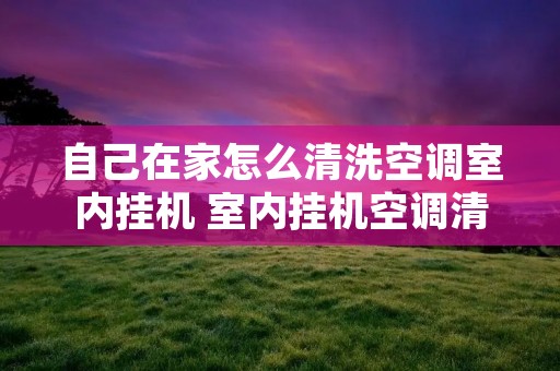 自己在家怎么清洗空调室内挂机 室内挂机空调清洗视频 自己在家怎么清洗空调室内挂机 室内挂机空调清洗视频