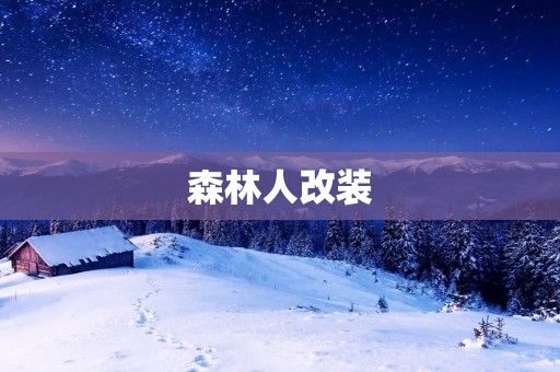 森林人改装:探索无边界的自由之道 森林人改装:探索无边界的自由之道