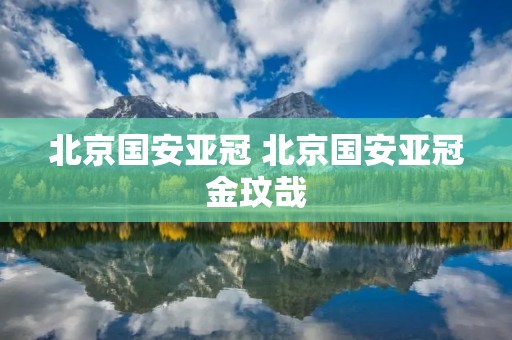 北京国安亚冠 北京国安亚冠金玟哉