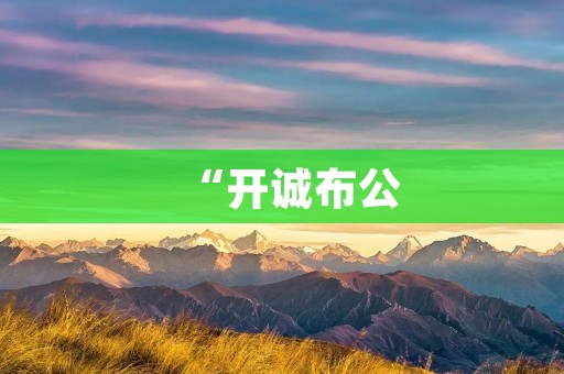 “开诚布公:打破隐私保护的边界”