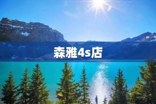 森雅4s店：为你提供一站式汽车服务的首选之地