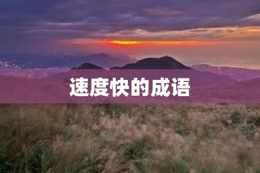 速度快的成语:疾如风、迅如雷、光风霁月、快马加鞭、一箭之地、疾驰如飞、飞黄腾达、迅疾如风、飞快如箭、火箭升空、电光火石、瞬息万变、迅雷不及掩耳、风驰电掣、迅猛如虎、疾若闪电、风驰电击、如风行雨、迅疾如风、电光石火、快如闪电、风驰电赴、迅捷如风、疾若风石、迅疾如电、风驰电射、雷霆万钧、电石火光、箭在弦上、迅疾如箭、飞驰如电、疾如雷电、飞电走马、疾如飞腾、飞黄鹿踏、电光飞舞、迅猛如风、如火如荼、风驰电掣、疾如猛虎、风驰电奔、迅捷如鹰、电光火石、风驰电击、瞬间万变、风驰电赴、迅疾如风、电光石火、快如闪
