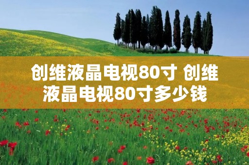 创维液晶电视80寸 创维液晶电视80寸多少钱
