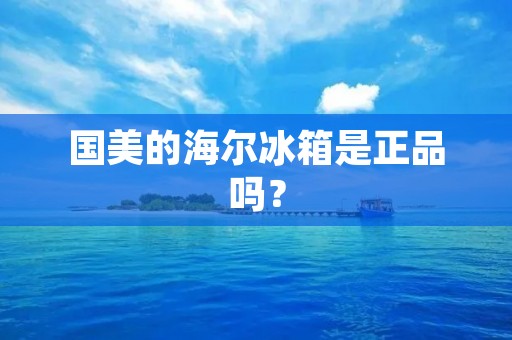 国美的海尔冰箱是正品吗？