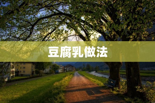 豆腐乳做法:传统美味,百变口感 豆腐乳做法:传统美味,百变口感