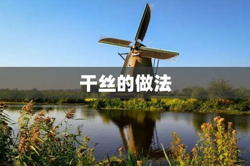 干丝的做法:美味可口的家常佳肴 干丝的做法:美味可口的家常佳肴