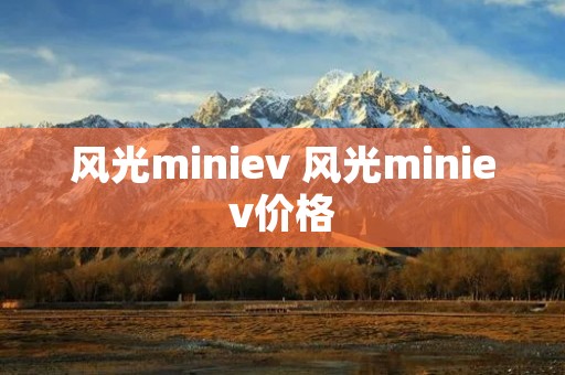 风光miniev 风光miniev价格 风光miniev 风光miniev价格