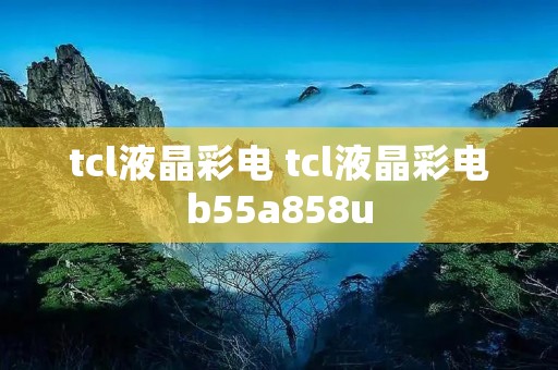 tcl液晶彩电 tcl液晶彩电b55a858u