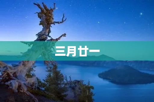 三月廿一:春风送暖,万物复苏