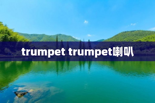 trumpet trumpet喇叭