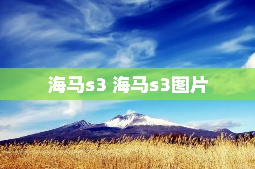 海马s3 海马s3图片 海马s3 海马s3图片