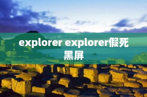 explorer explorer假死黑屏