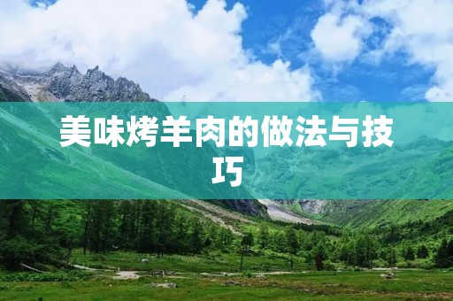 美味烤羊肉的做法与技巧 美味烤羊肉的做法与技巧