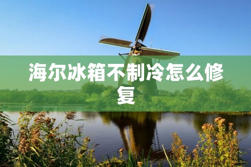 海尔冰箱不制冷怎么修复