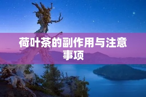 荷叶茶的副作用与注意事项