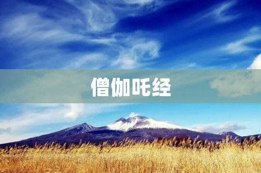 僧伽吒经:深入探索佛法的智慧之旅