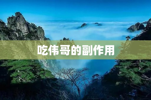 吃伟哥的副作用:解析伟哥的使用风险与注意事项