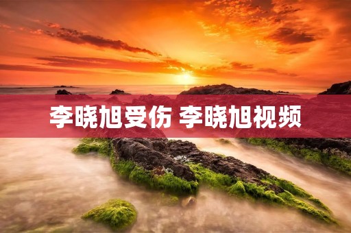 李晓旭受伤 李晓旭视频