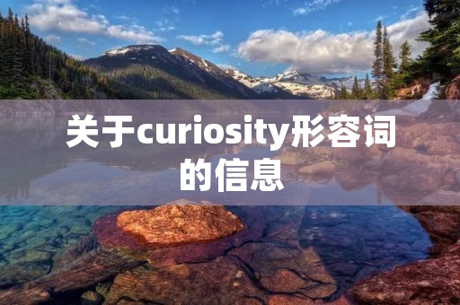关于curiosity形容词的信息
