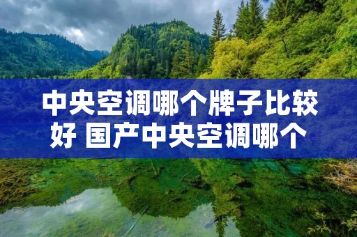 中央空调哪个牌子比较好 国产中央空调哪个牌子性价比高 中央空调哪个牌子比较好 国产中央空调哪个牌子性价比高