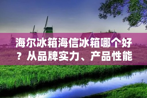海尔冰箱海信冰箱哪个好？从品牌实力、产品性能、用户口碑等多个角度进行详细对比分析。