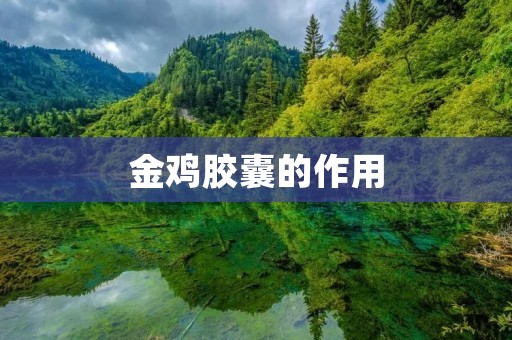 金鸡胶囊的作用:全面调理女性生理健康