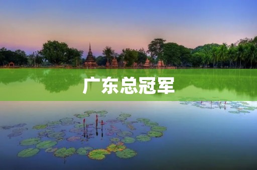 广东总冠军:征战赛场的无敌之师 广东总冠军:征战赛场的无敌之师