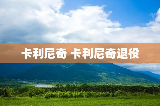 卡利尼奇 卡利尼奇退役 卡利尼奇 卡利尼奇退役