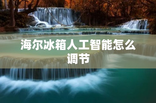 海尔冰箱人工智能怎么调节