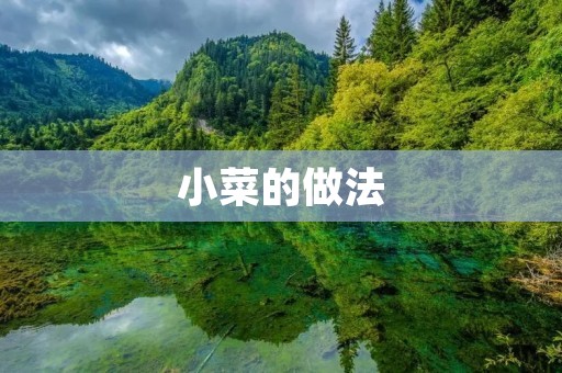 小菜的做法:简单易学,营养美味 小菜的做法:简单易学,营养美味