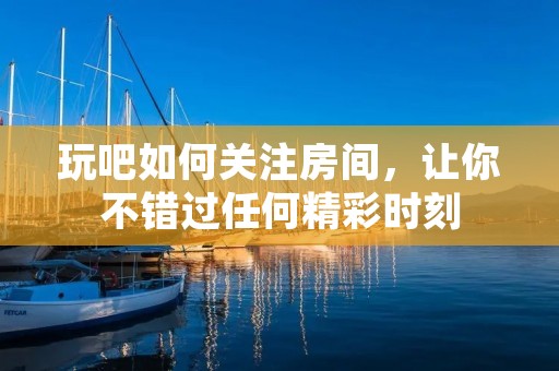 玩吧如何关注房间,让你不错过任何精彩时刻