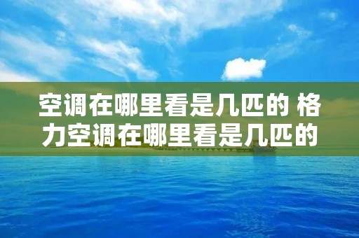 空调在哪里看是几匹的 格力空调在哪里看是几匹的