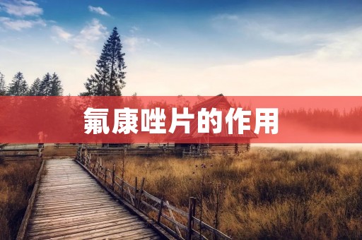 氟康唑片的作用