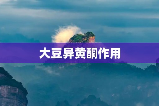 大豆异黄酮作用:解析其健康效益与应用前景