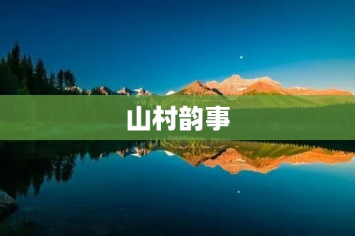 山村韵事:乡村振兴的希望之光