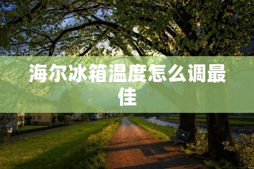 海尔冰箱温度怎么调最佳