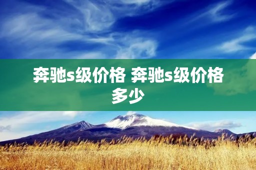 奔驰s级价格 奔驰s级价格多少 奔驰s级价格 奔驰s级价格多少